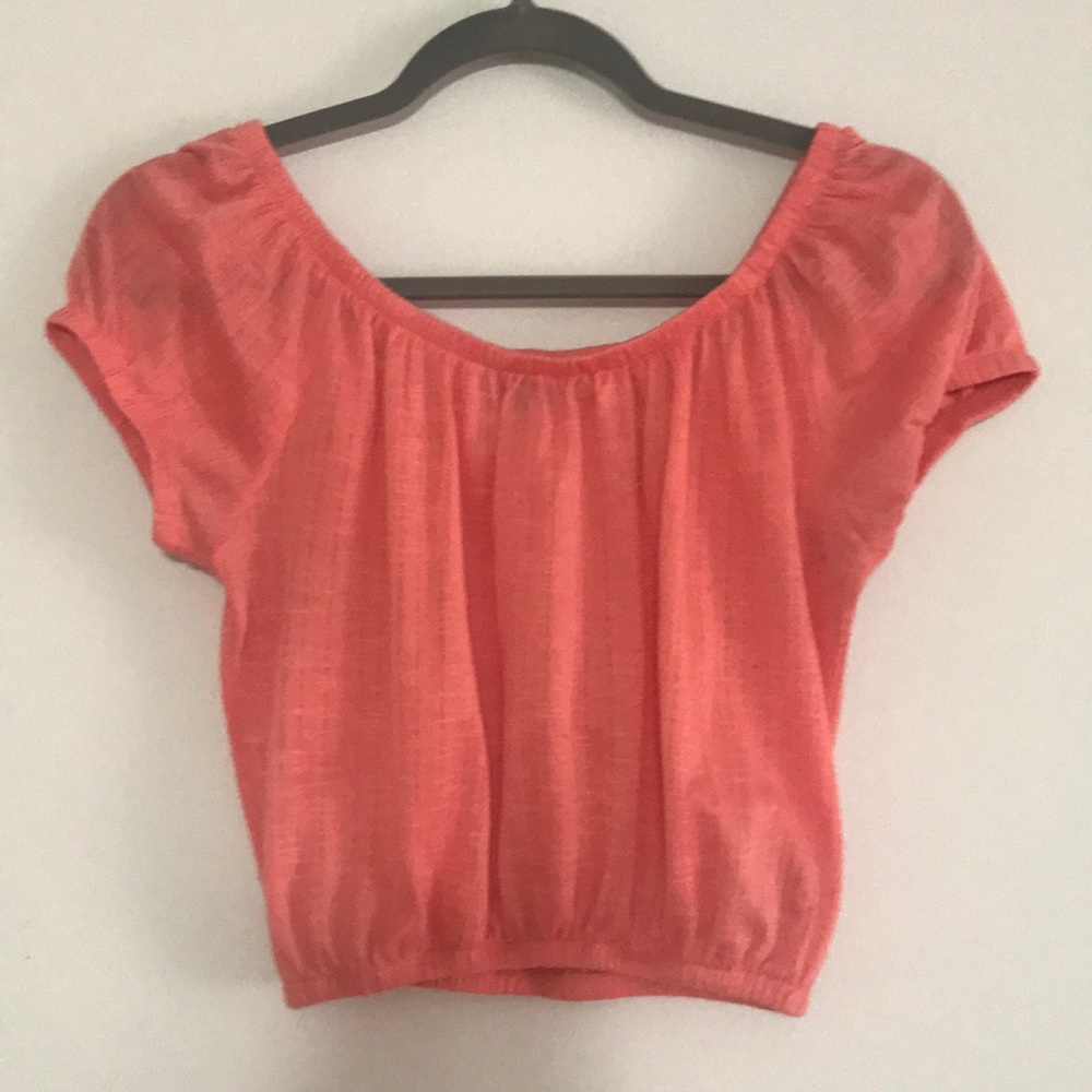 off the shoulder crop top